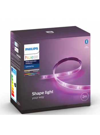 Световая лента Philips Hue LightStrips Plus, Bluetooth, стартовый комплект 2 м