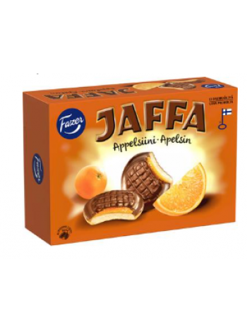 Шоколадное печенье с начинкой со вкусом апельсина Fazer Jaffa Appelsiini 300г  