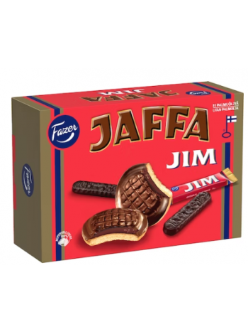 Печенье Fazer Jaffa Jim шоколадное с фруктовым вкусом 300г