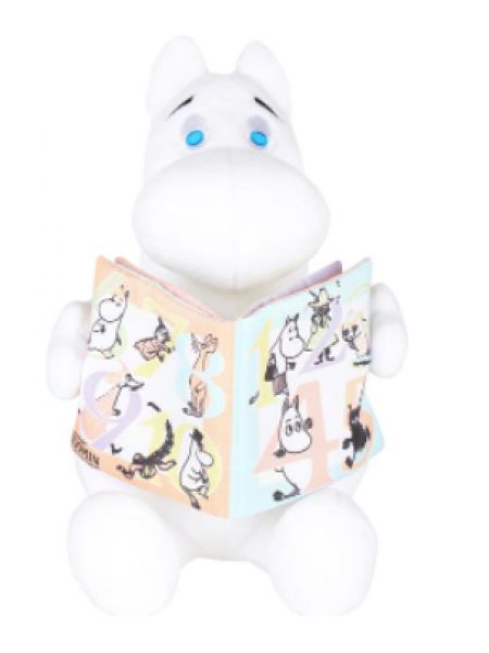Плюшевая игрушка Muumi Kirjapehmo с книжкой 25см