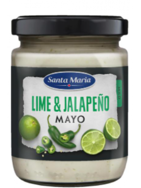 Соус со вкусом лайма и халапеньо Santa Maria Lime Jalapeño Mayo 140г