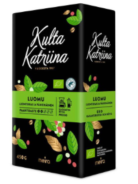 Молотый кофе Kulta Katriina Luomu 450г