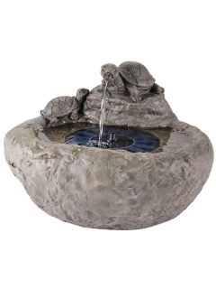 Декоративный фонтан с солнечными батареями Lumineo Fountain черепаха