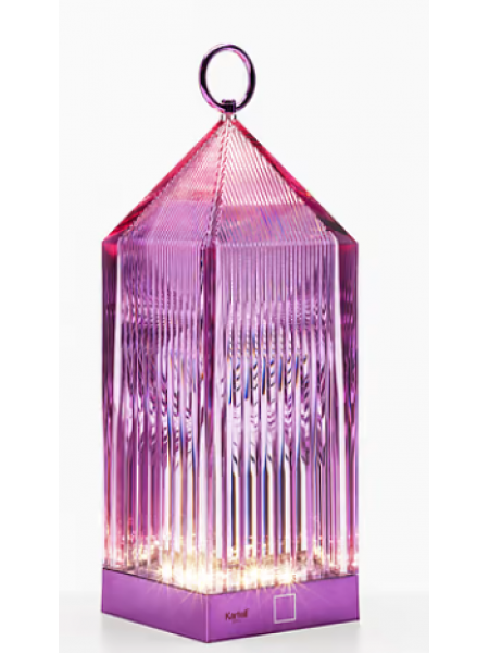 Настольная лампа Kartell Lantern фиолетовая