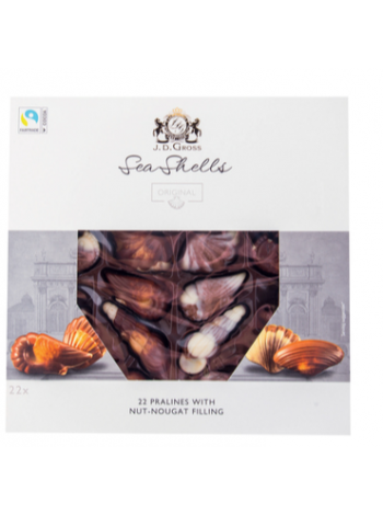 Шоколадные конфеты J.D. GROSS 130г ракушки