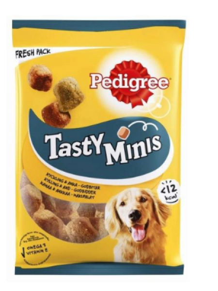 Жевательные кубики Pedigree Tasty Minis 130г