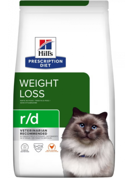 Корм для кошек Hills Diet Cat R/D 1,5кг для похудения