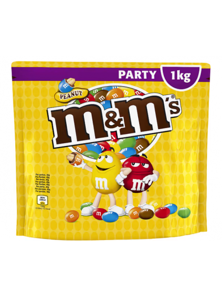 Конфеты M&M'S Peanut PARTY BAG 1 кг