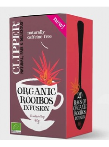 Органический чай Clipper Organic Rooibostee 20шт с ройбушем