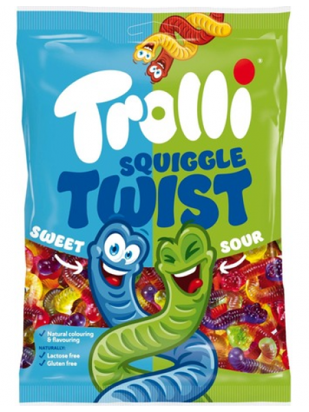 Жевательные конфеты Trolli Squiggles Twist 100г