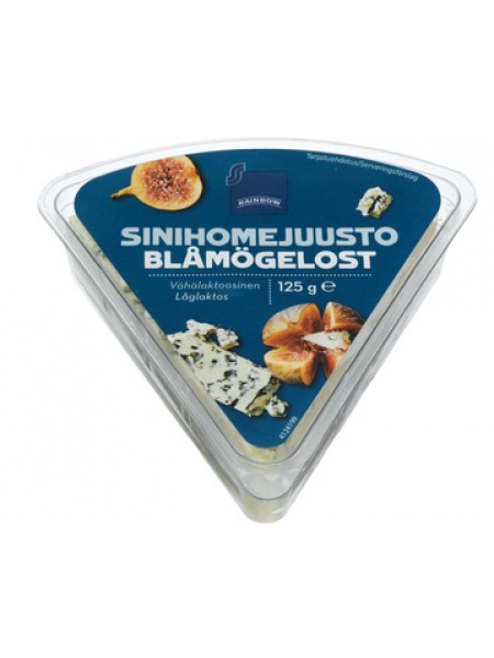 Сыр с голубой плесенью Rainbow Sinihomejuusto 125г