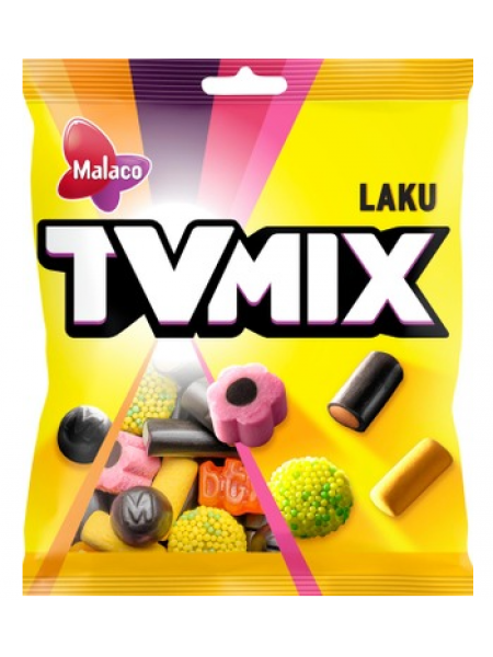 Смесь лакричных конфет Malaco Tv Mix Laku 325г