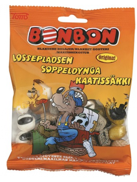 Ассорти карамельных конфет с солодкой Bonbon Kaatissäkki 170г