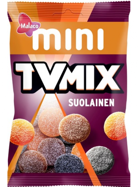 Солёно-сладкий микс конфет Malaco Mini Tv Mix 110г