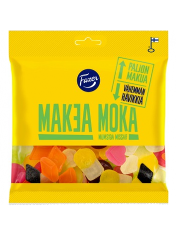 Ассорти жевательных конфет Fazer Makea Moka 300г фрукты и солодка