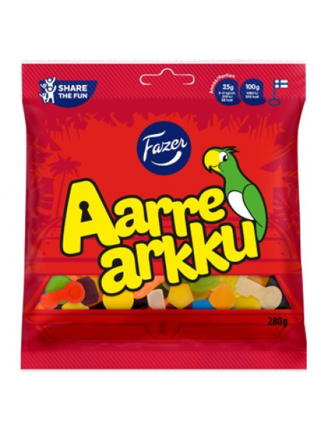 Ассорти конфет с солодкой Fazer Aarrearkku 280г