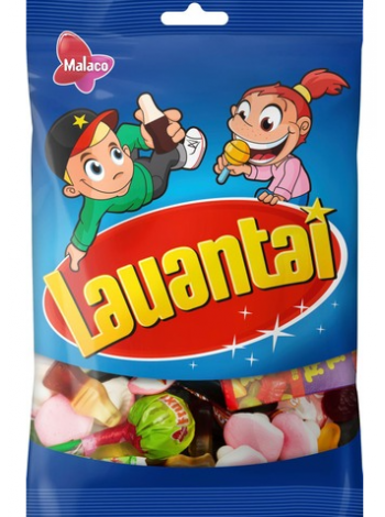Смесь жевательных конфет Malaco Lauantai 150г