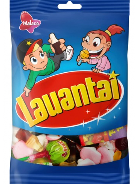 Смесь жевательных конфет Malaco Lauantai 150г