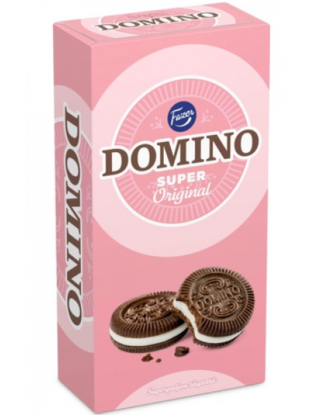 Печенье с начинкой со вкусом ванили Fazer Domino Super Original 345г 22шт