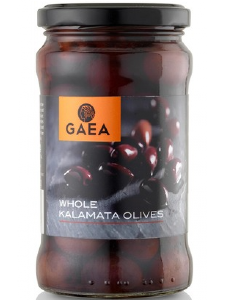 Черные оливки с косточкой Gaea Kalamata Oliivi Kivellinen 300/175г
