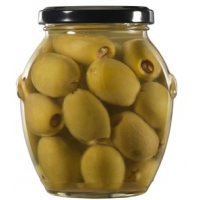  Греческие зеленые оливки Халкидики с подсолнечным маслом Ionis 360г