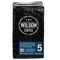 Кенийский молотый кофе Wilson Coffee № 5 100% 500г экстра черный
