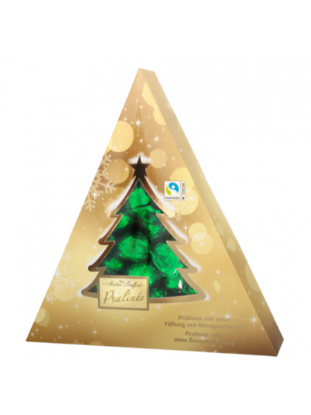 Подарочная коробка шоколадных конфет Maître Truffout Christmas 148г ёлочка