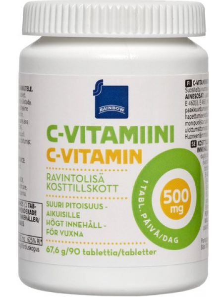 Витамин Rainbow C-Vitamiini 500 мг 90 таб для взрослых
