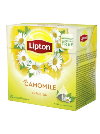 Травяной чай с ромашкой Lipton Komomilla Pyramid 20шт