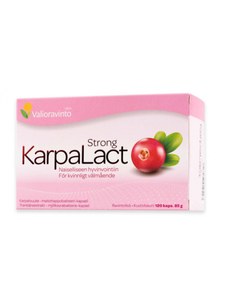 Экстракт клюквы и молочнокислые бактерии для женщин KARPALACT STRONG 120 шт