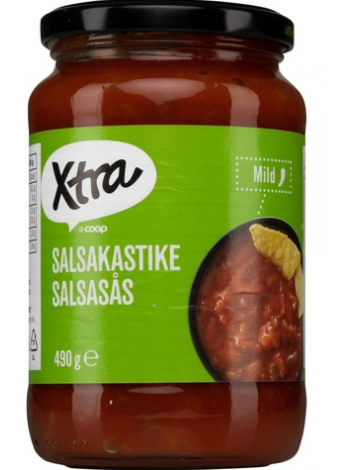 Мягкий соус сальса Xtra Mieto salsakastike 490г