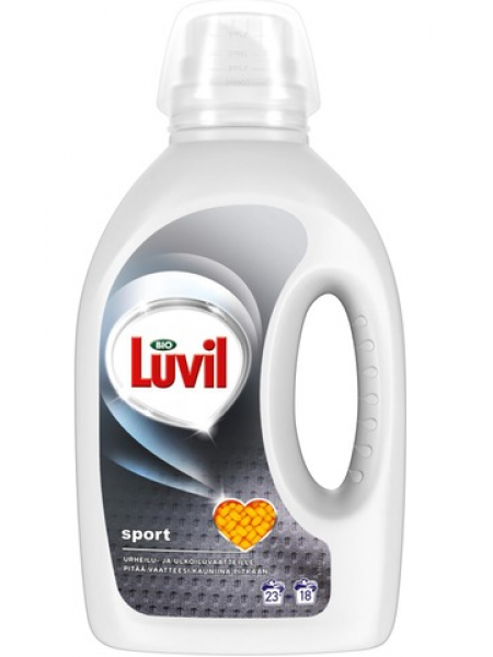 Жидкий стиральный порошок Bio Luvil Sport 920мл для спортивных вещей