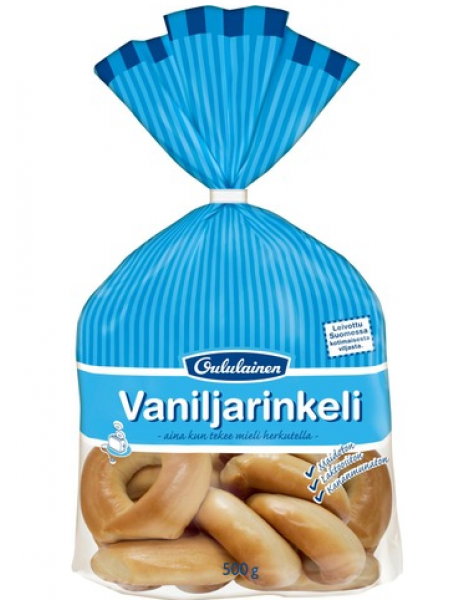 Ванильные бублики Oululainen Vaniljarinkeli 500г