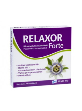 Пищевая добавка с экстратом пассифлоры Relaxor Forte 60таб
