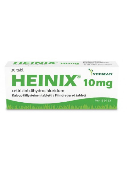 Противоаллергический препарат HEINIX 10 мг 30 таб