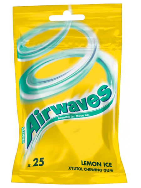 Жевательная резинка Airwaves Lemon Ice 35г