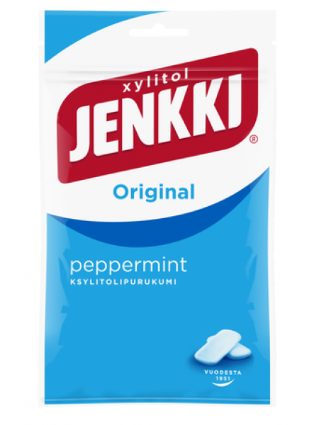 Жевательная резинка Jenkki Original Peppermint мята ксилит 100г
