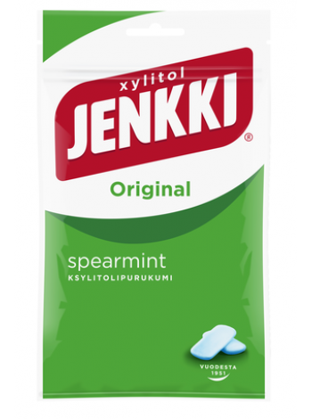 Жевательная резинка Jenkki Original Spearmint 100г мята ксилит