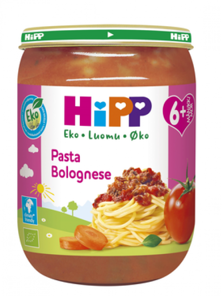  Органическая паста Болоньезе HiPP Organic Pasta Bolognese 6 + месяцев 190г