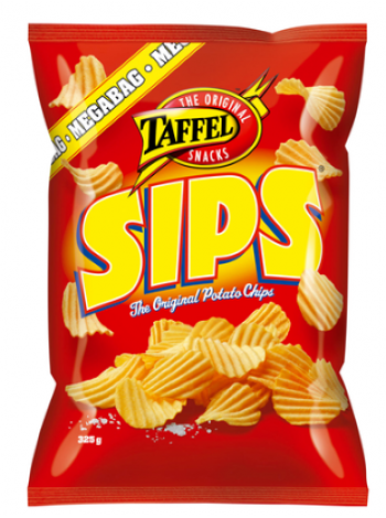Картофельные чипсы Taffel Sips с солью 325 г