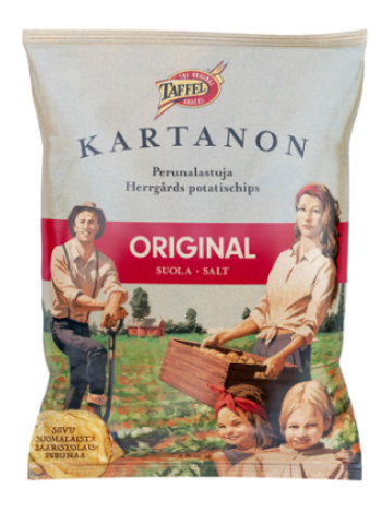 Картофельные чипсы Taffel Kartanon оригинал 180г
