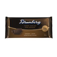 Шоколадный батончик из темного шоколада Brunberg 150г без лактозы