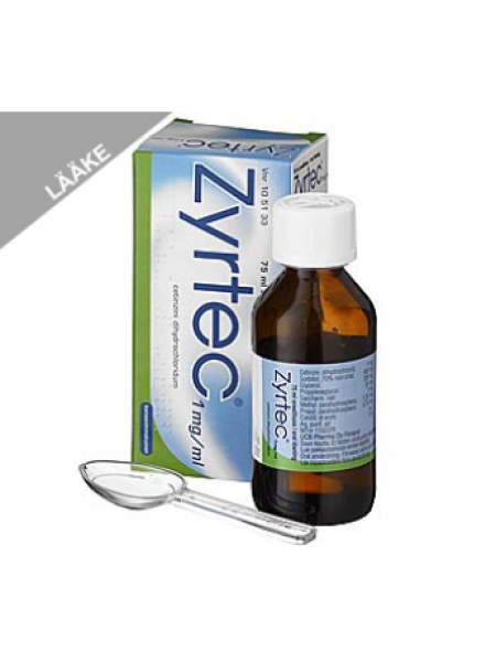 Противоаллергический препарат ZYRTEC 1 мг 75 мл