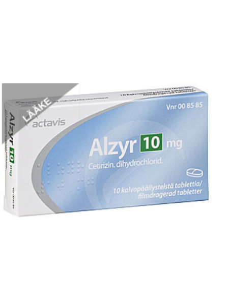 Противоаллергический препарат ALZYR 10 MG 10 таб