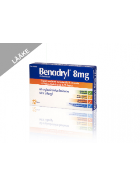 Противоаллергический препарат  BENADRYL 8мг 12 таб