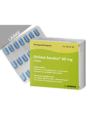 Препарат для похудения ORLISTAT SANDOZ 60 мг 84 капсулы