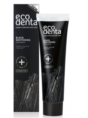 Зубная паста отбеливающая Ecodenta Black Whitening 100мл