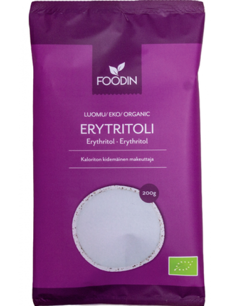 Органический пищевой Эритрит Foodin Erytritoli 200г подсластитель