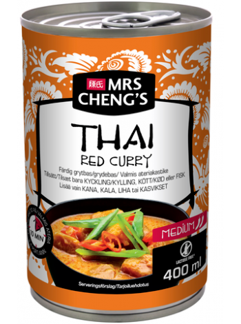 Тайский готовый соус для еды Mrs Cheng's Thai Red Curry 400мл