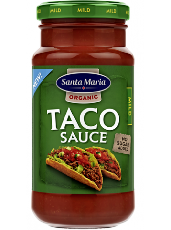 Органический соус тако мягкий Santa Maria Taco Sauce Organic Mild 230г